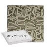 Picture of Nema Sagebrush | Sunbrella® 20" x 20" x 3" Outdoor Dining Cushion