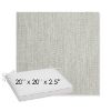 Picture of Pique Gravel | Sunbrella® 20" x 20" x 3" Outdoor Dining Cushion