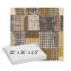 Picture of Pop Corn | Sunbrella® 20" x 20" x 3" Outdoor Dining Cushion