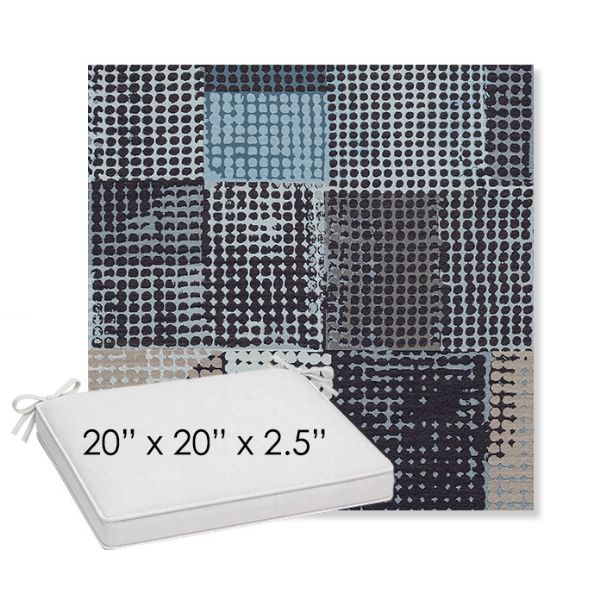 Picture of Pop Patch | Sunbrella® 20" x 20" x 3" Outdoor Dining Cushion