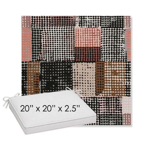 Picture of Pop Tart | Sunbrella® 20" x 20" x 3" Outdoor Dining Cushion