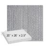 Picture of Posh Graphite | Sunbrella® 20" x 20" x 3" Outdoor Dining Cushion