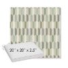 Picture of Precise Spring | Sunbrella® 20" x 20" x 3" Outdoor Dining Cushion