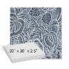 Picture of Sensibility Harbor | Sunbrella® 20" x 20" x 3" Outdoor Dining Cushion