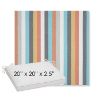 Picture of Surround Sunrise | Sunbrella® 20" x 20" x 3" Outdoor Dining Cushion