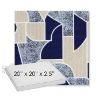Picture of Territory Lazuli | Sunbrella® 20" x 20" x 3" Outdoor Dining Cushion