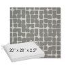 Picture of Toggle Greystone | Sunbrella® 20" x 20" x 3" Outdoor Dining Cushion