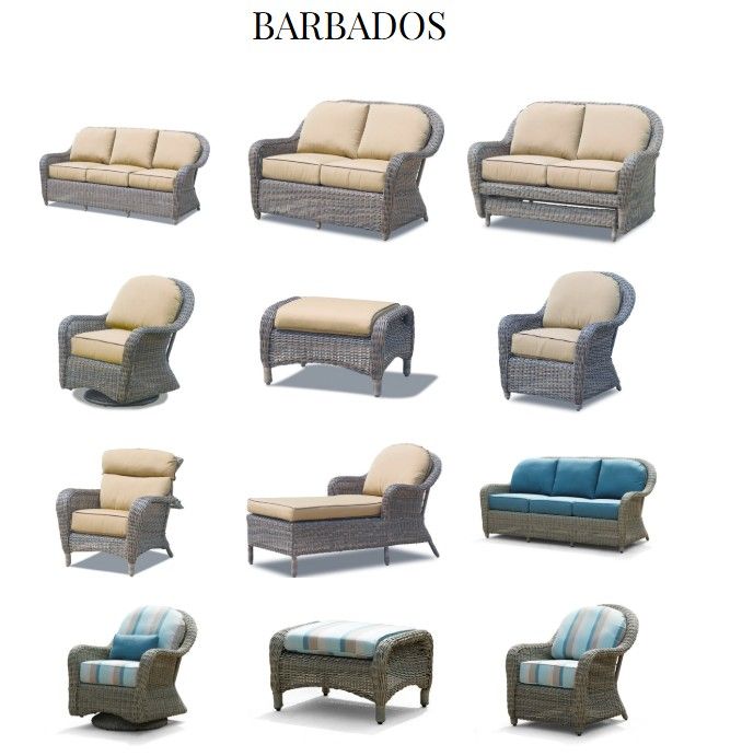 Erwin & Sons Barbados Replacement Cushions