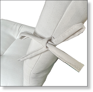 Universal Chaise Lounge Cushions Tufted Style in Sunbrella Fabrics