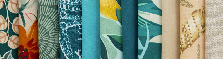 Outdoor Pillows Custom Made in Richloom Solairum Printed Polyester Fabrics